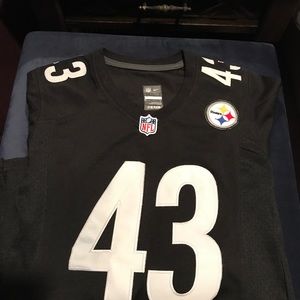 New Nike Sz S woman’s STEELERS POLAMALU 43 Jersey